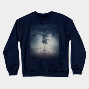 the hand from the storm Crewneck Sweatshirt